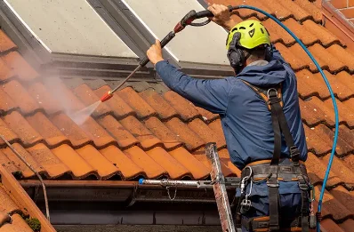 Démoussage et hydrofuge de toiture à Dureil